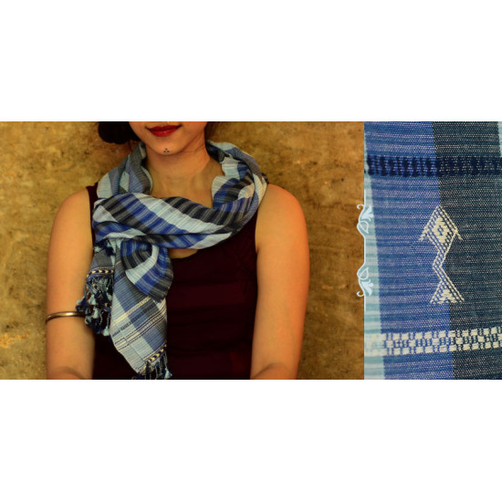 Urvashi ~  Handwoven stole { Bamboo Fiber + Cotton } C