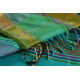 shop maheshwari silk saree - green 