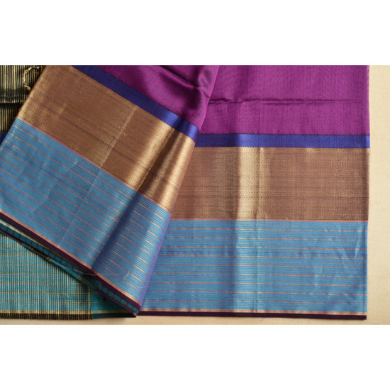 maheshwari silk saree with unique color combination