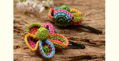 Samoolam ⚘ Crochet jewelry { Hair Clips } 25