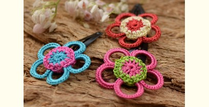 Samoolam ⚘ Crochet jewelry { Hair Clips } 30