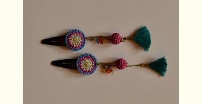 Crochet jewelry { Hair Clips } 19