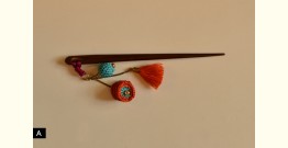 Crochet jewelry { Hair Stick } 29