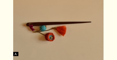 Crochet jewelry { Hair Stick } 29
