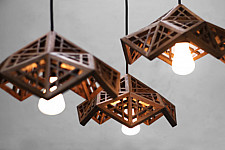 Kashmiri Pinjra Kari . Pendant lamp - 1