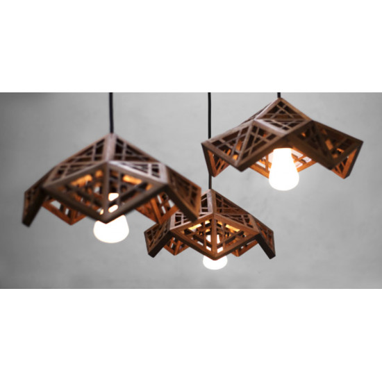 Kashmiri Pinjra Kari . Pendant lamp - 1