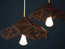 Kashmiri Pinjra Kari . Pendent lamp - 2