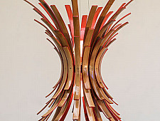 Glimmerfly - Color Lacquer ☙ Bamboo . Pendent lamp - 8