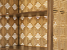 Kashmiri Pinjra Kari . Zoondan Book Shelve - 4