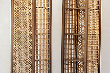 Kashmiri Pinjra Kari . Minar Book Shelve { Single Unit }  - 3