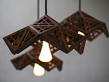 Kashmiri Pinjra Kari . Pendant lamp - 1