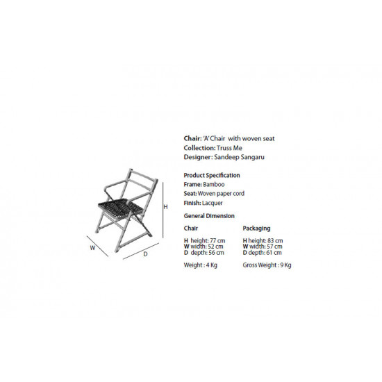 Truss Me ~ ‘A’ Chair