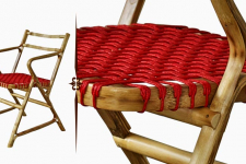 Truss Me ~ ‘A’ Chair with woven seat