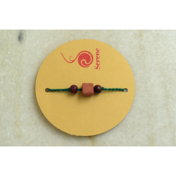 Terracotta ❂ Handmade . Rakhi { a }