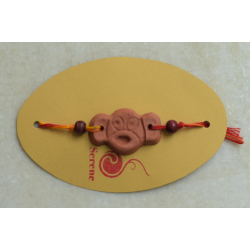 Terracotta ❂ Handmade . Rakhi { d }