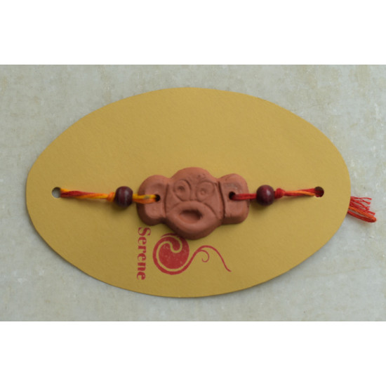 Terracotta ❂ Handmade . Rakhi { d }