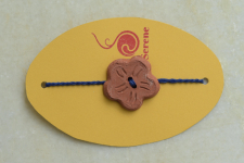 Terracotta ❂ Handmade . Rakhi { e }