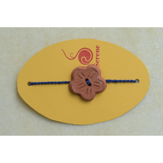 Terracotta ❂ Handmade . Rakhi { e }