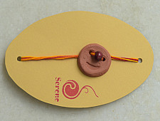Terracotta ❂ Handmade . Rakhi { f }