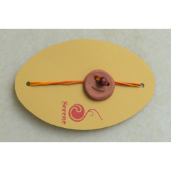 Terracotta ❂ Handmade . Rakhi { f }