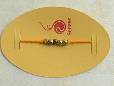 Brass ❂ Handmade . Rakhi { h }