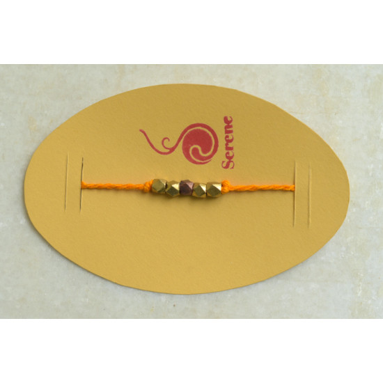 Brass ❂ Handmade . Rakhi { h }