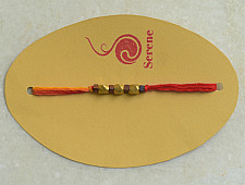 Brass ❂ Handmade . Rakhi { k }