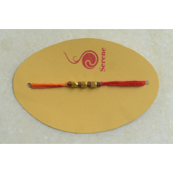 Brass ❂ Handmade . Rakhi { k }