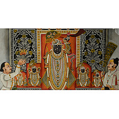 Bhog Pichwai  ( 30 X 46 inch )