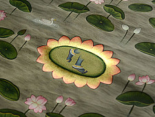 Pichwai Painting ~ Charan Kamal  ( 35 X 48 inch )