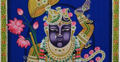Pichwai Painting ~ Shrinath ji  ( 9 X 13 inch )
