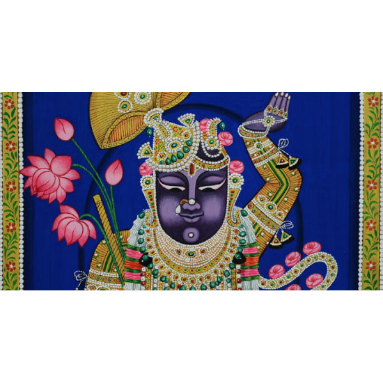 Pichwai Painting ~ Shrinath ji  ( 9 X 13 inch )