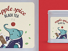 Apple Spice Black Tea ~ (100g  loose leaf OR 15 tea bags )