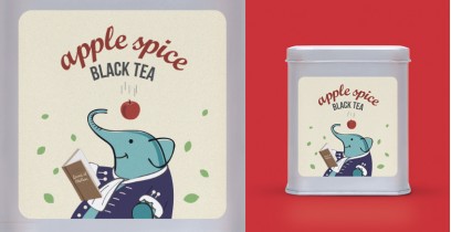 Apple Spice Black Tea ~ (100g  loose leaf OR 15 tea bags )