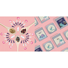 Floral Tea Hamper  ( 250 grams loose leaf )