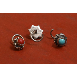 लावण्य ✽ Nose pin ✽ E { Set of 3 }