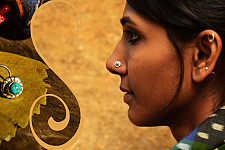 Nose pin ~ Turquoise ( A )