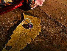 Nose pin ~ Purple ( B )