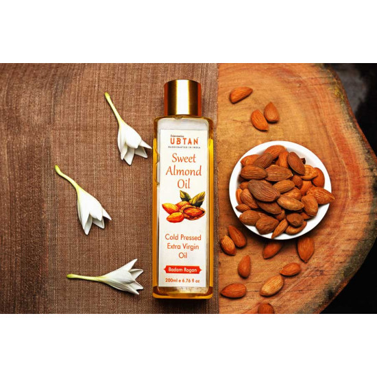 Ubtan ☘ Cold Pressed Sweet Almond Oil ☘ 11 { 50ml/200ml }