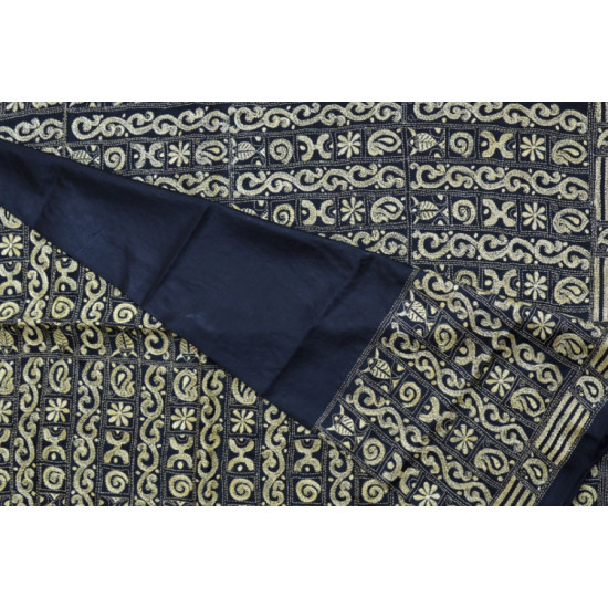 हरिणी ✥ Kantha Silk Saree ✥ 10