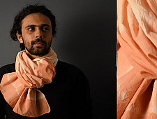 64 Square ♢ Clamp Dyed Cotton Stole ♢ 3