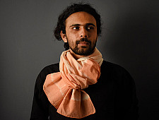 64 Square ♢ Clamp Dyed Cotton Stole ♢ 3