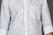 Neem koyal Indigo ● Cotton Block Printed Shirt ● 1