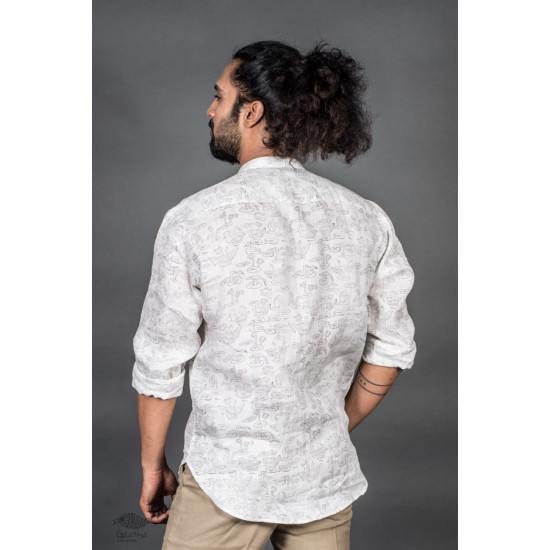 Talab ● Cotton Block Printed Shirt ● 6