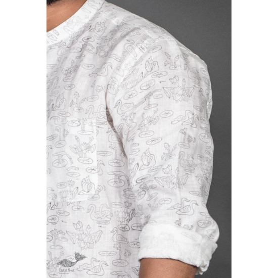 Talab ● Cotton Block Printed Shirt ● 6