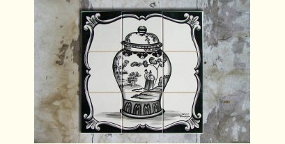 Grace the wall ~ CHINESE MURAL-A (Set of 9 tiles)