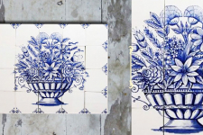 Grace the wall ~ DUTCH MURAL-B (Set of 20 tiles)