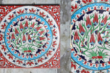 Grace the wall ~ TURKISH MURAL-S (Set of 4 tiles)