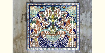 Grace the wall ~ TURKISH MURAL-L (Set of 9 tiles)