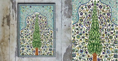 Grace the wall ~ TURKISH MURAL-N (Set of 18 tiles)